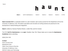 Tablet Screenshot of hauntjournal.org
